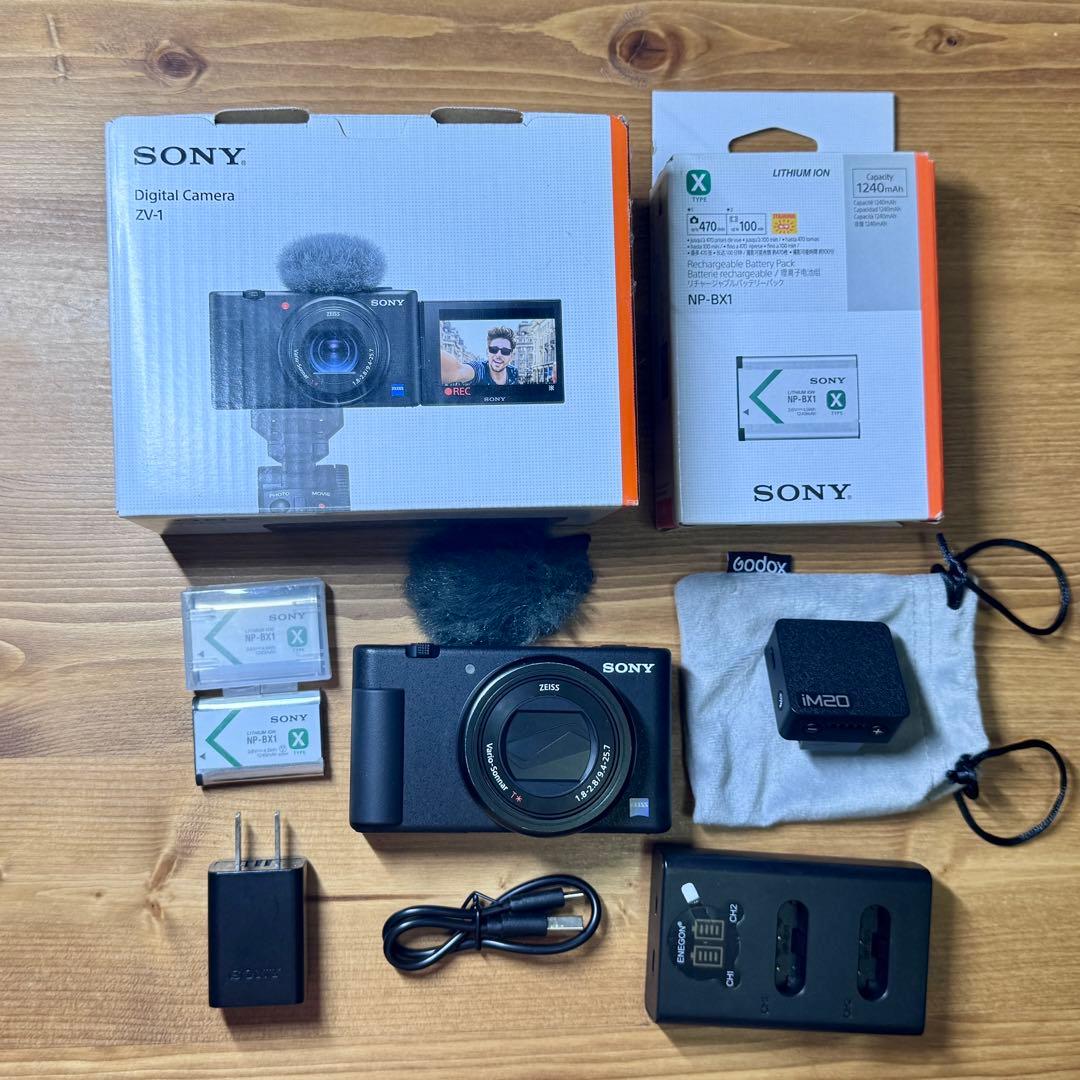 SONY ZV-1 デジタルカメラ 本体　付属品