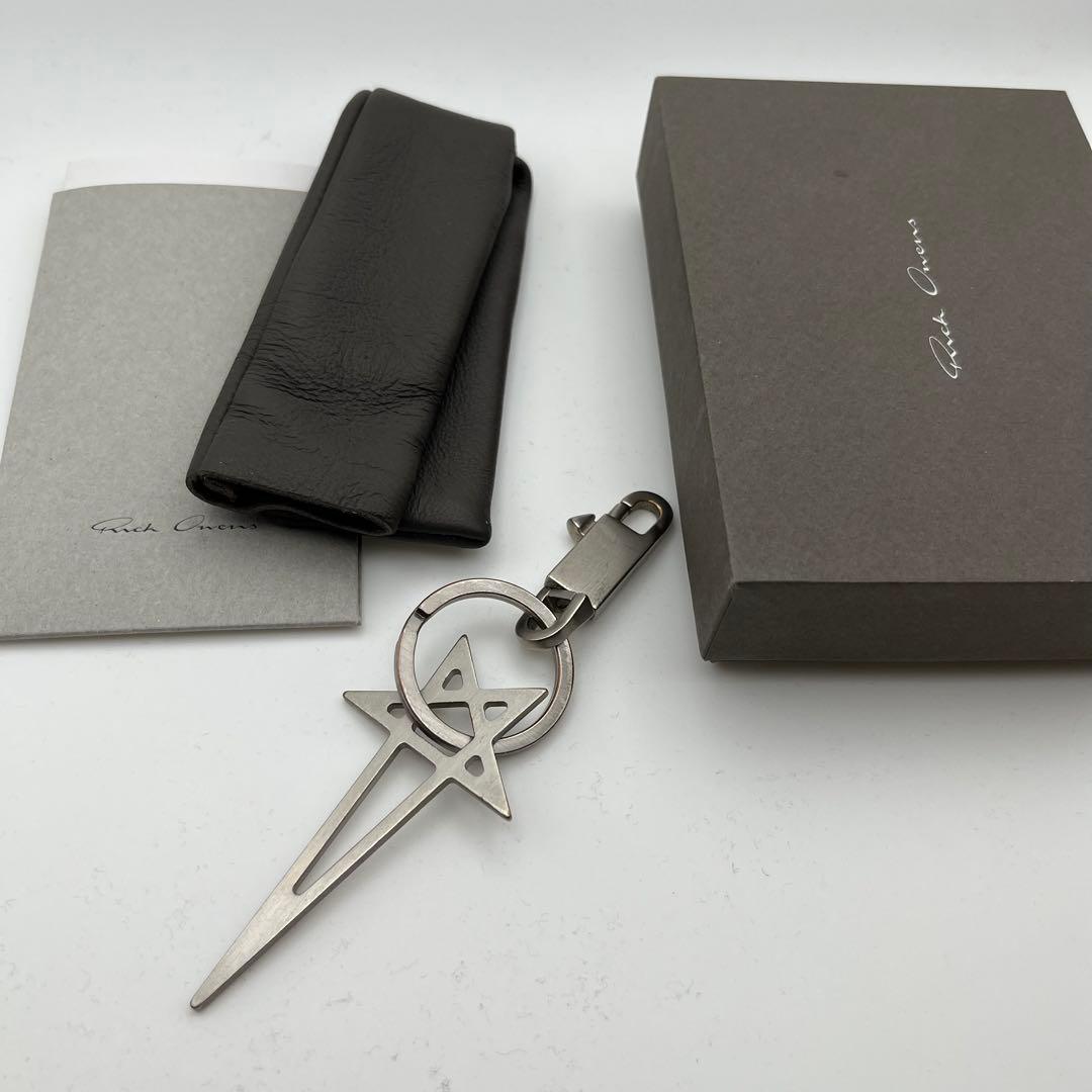 小物 Rick Owens PENTAGRAM KEY CHAIN