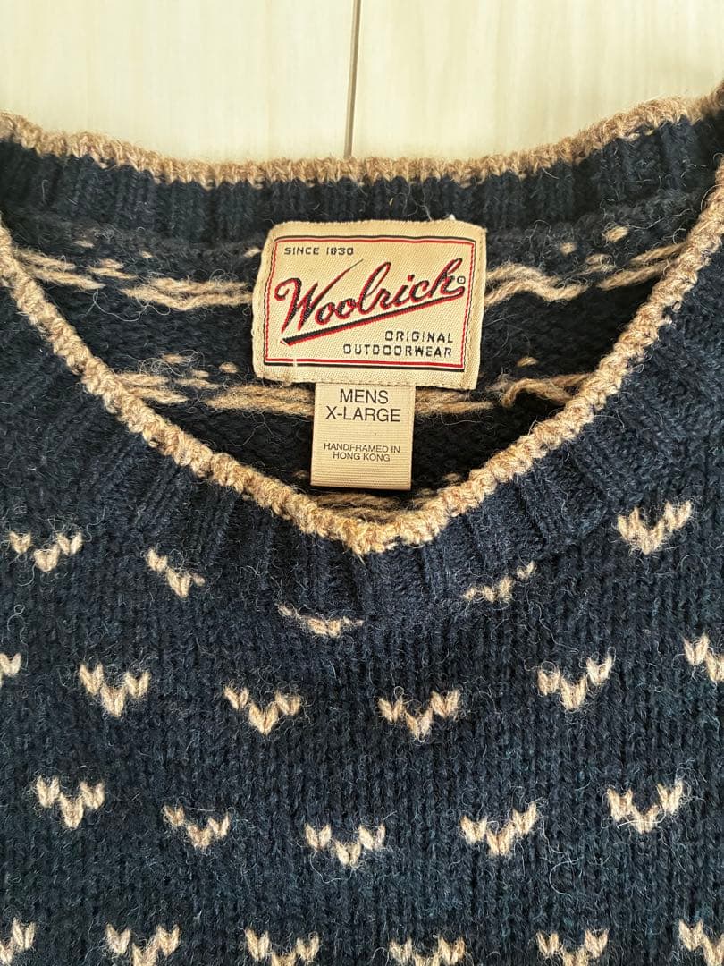 woolrich バーズアイニット