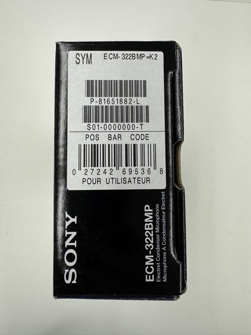 SONY ECM-322BMP その2