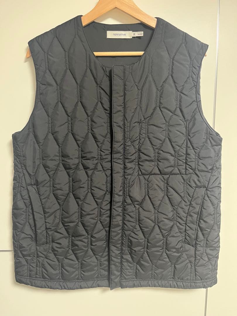 nonnative キルティングベスト サイズ2 黒 美品