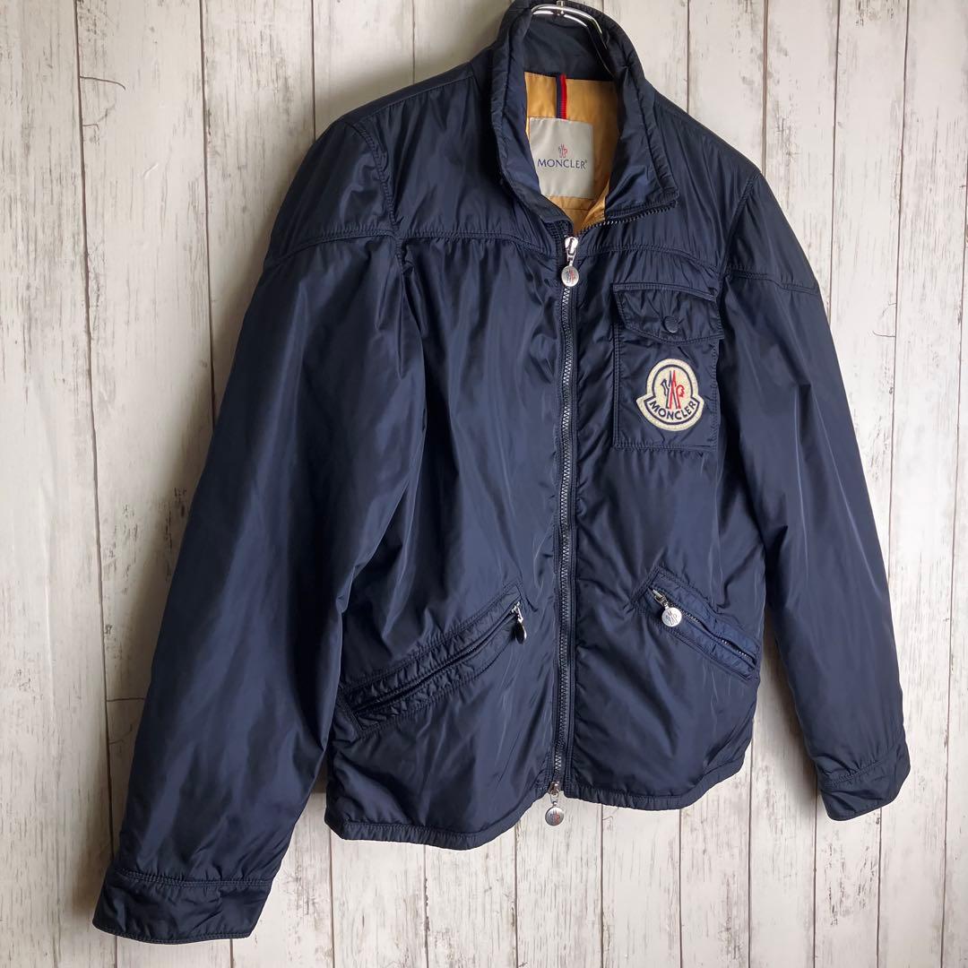 【✨超お買得】モンクレール　MONCLER ナイロン　ダウンジャケット　胸ロゴ