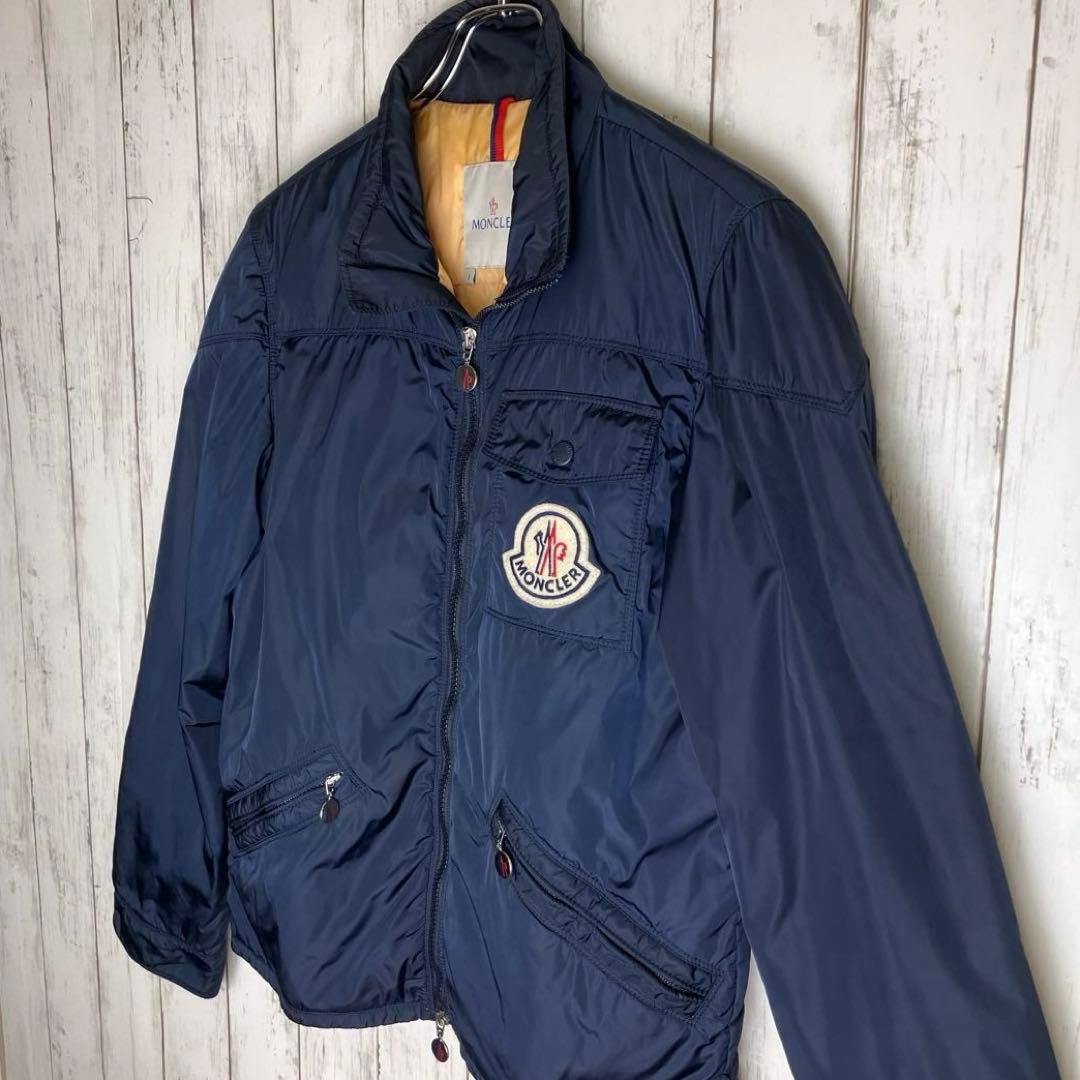 【✨超お買得】モンクレール　MONCLER ナイロン　ダウンジャケット　胸ロゴ