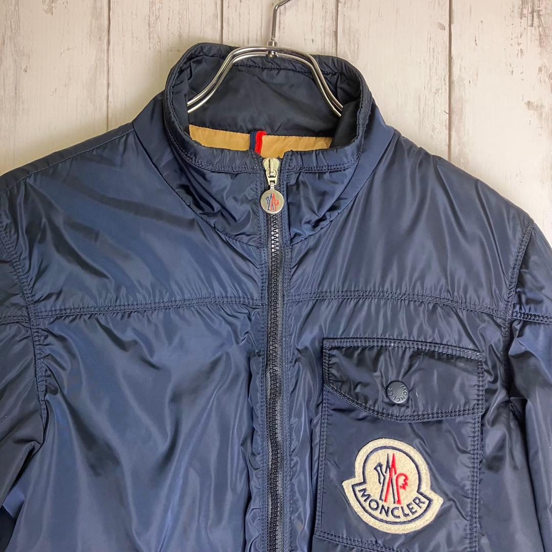 【✨超お買得】モンクレール　MONCLER ナイロン　ダウンジャケット　胸ロゴ