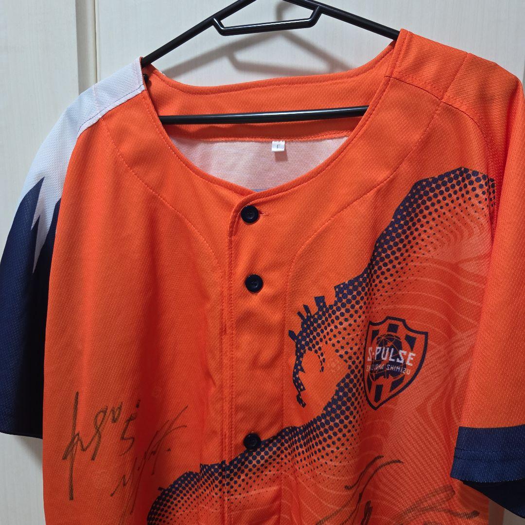 ま*き様 清水エスパルス　スタメンサイン全員　レア物　国立　シャツ