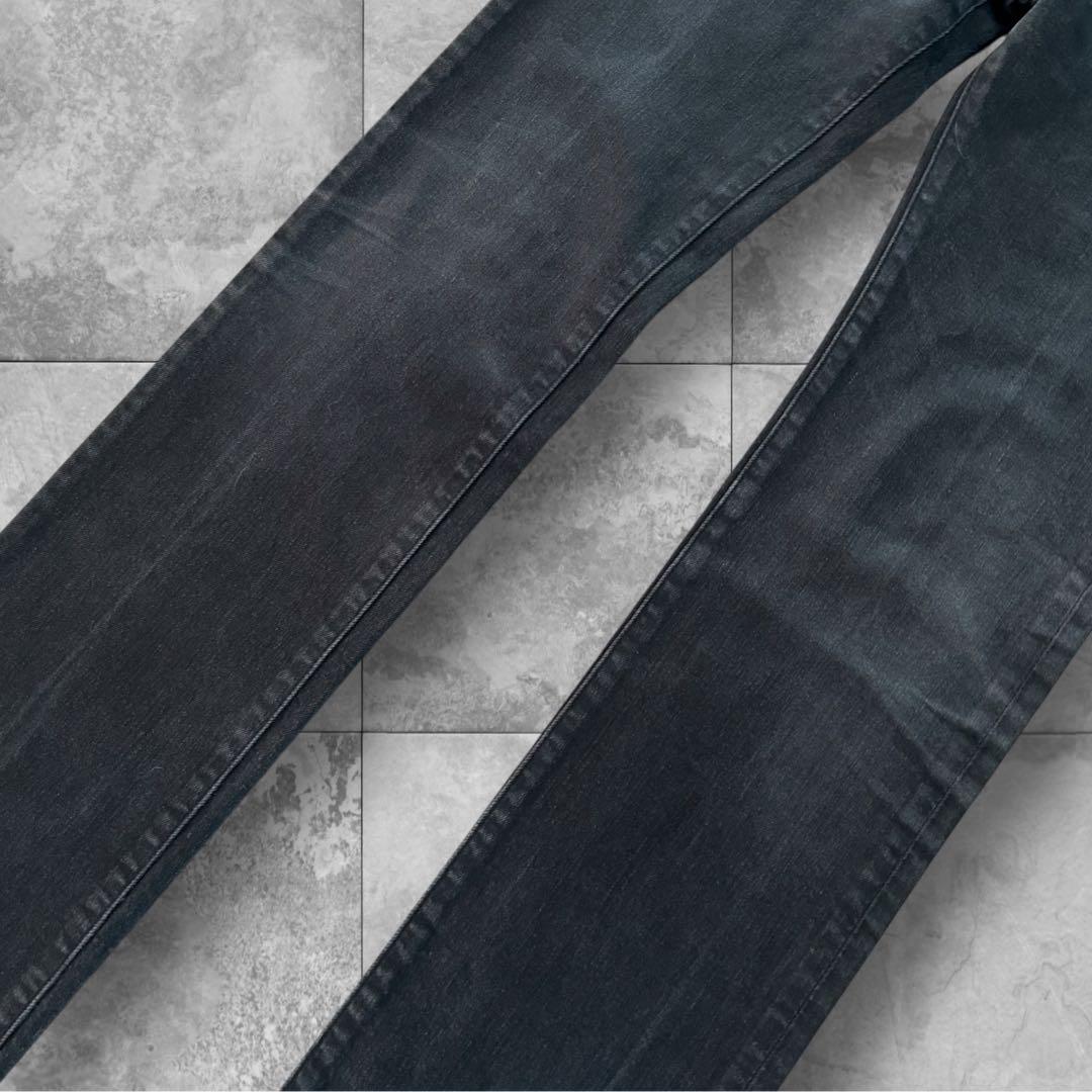 ディオールオム スリムストレート ブラックウォッシュ デニム 29インチ