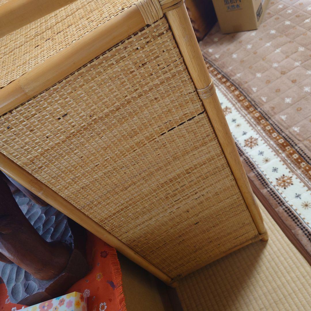 籐籠　ランドリーチェスト　ローチェスト