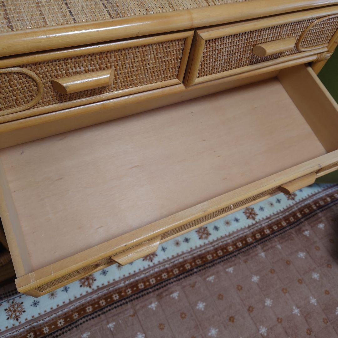 籐籠　ランドリーチェスト　ローチェスト