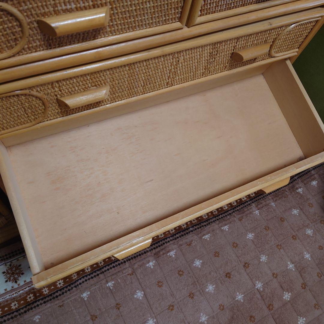 籐籠　ランドリーチェスト　ローチェスト