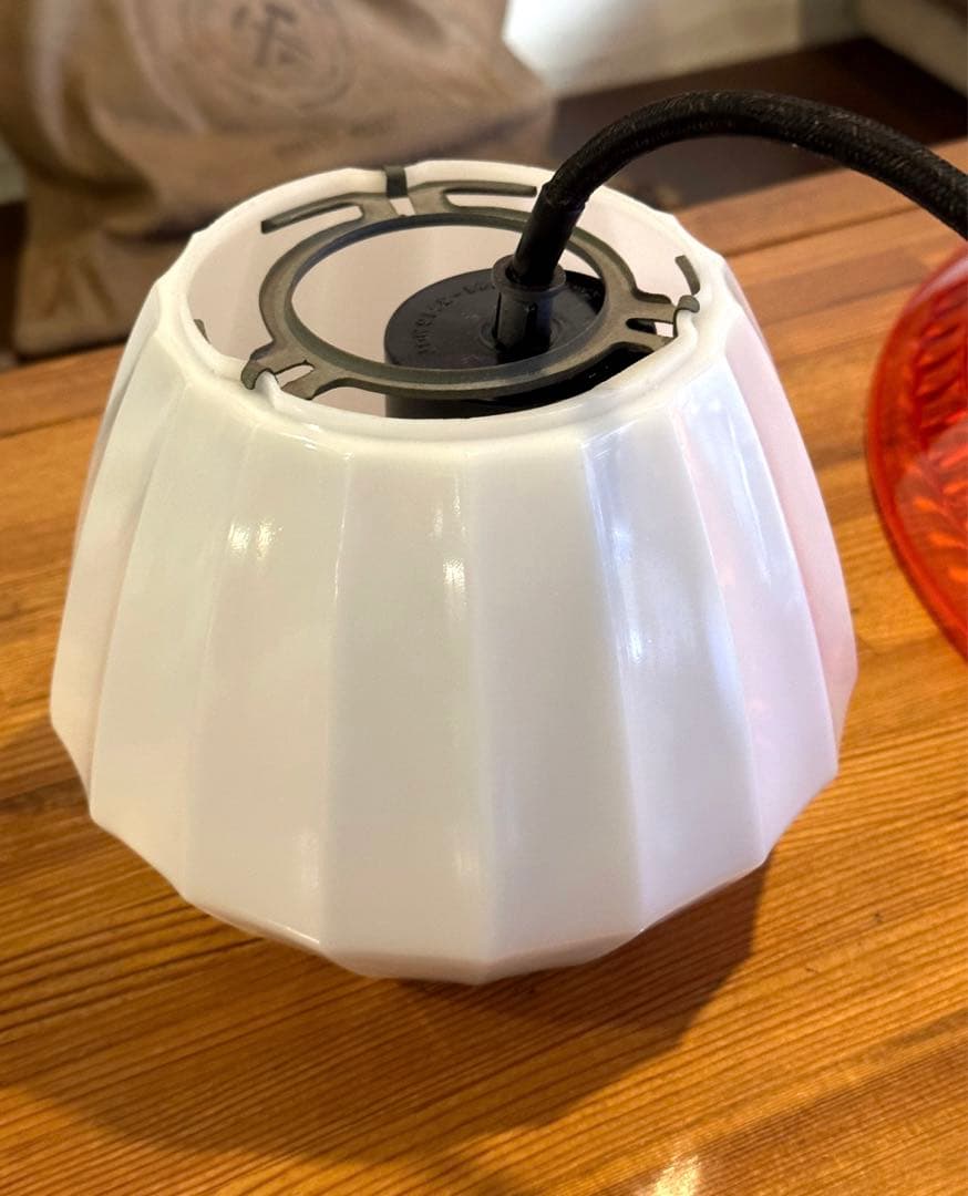 スペースエイジ　70s ナショナル　ペンダントライト　蛍光灯　レトロポップ