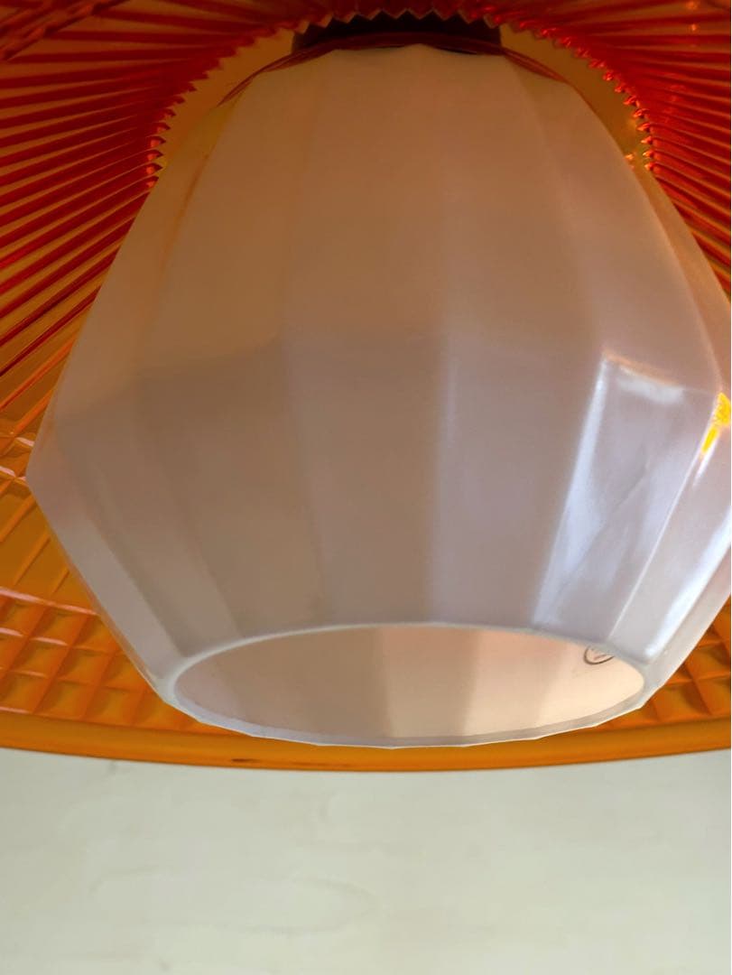 スペースエイジ　70s ナショナル　ペンダントライト　蛍光灯　レトロポップ