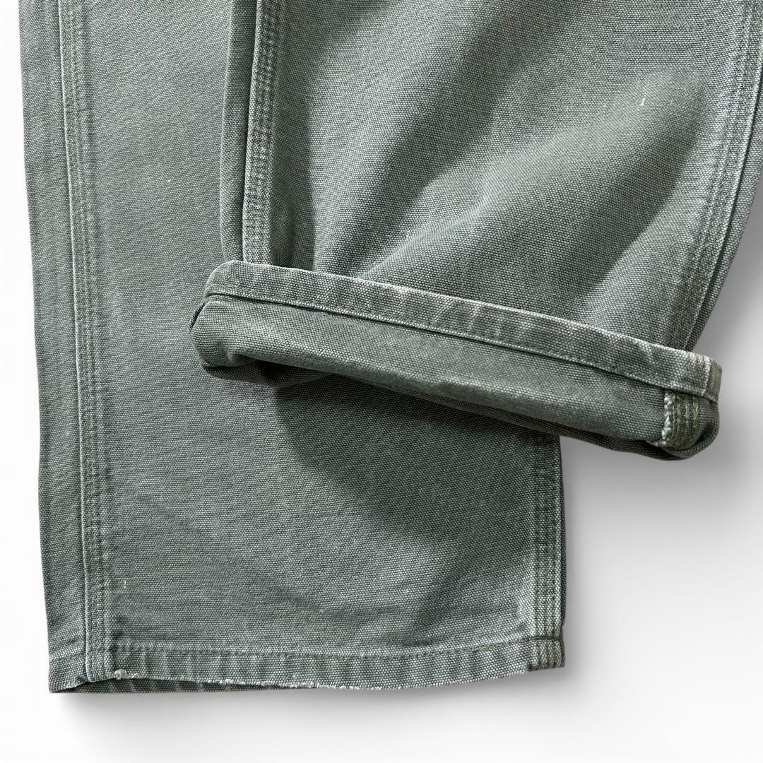 希少 MOS カーハート B11 モスグリーン W32 ダック ペインターパンツ