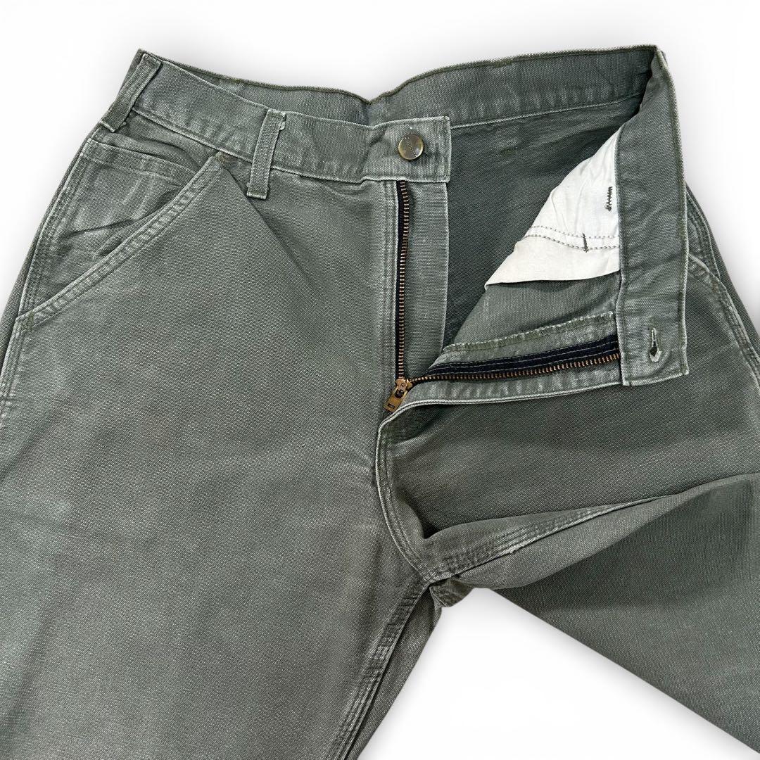 希少 MOS カーハート B11 モスグリーン W32 ダック ペインターパンツ
