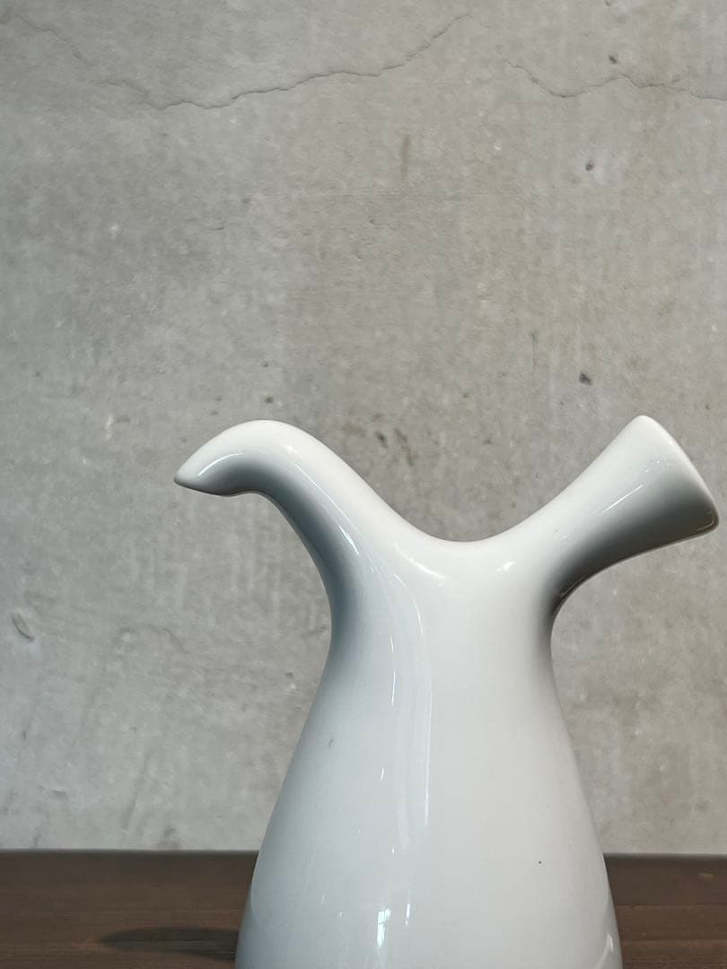 柳宗理 白磁醤油差し・60年代 ジャパニーズモダンヴィンテージ /用の美 民藝