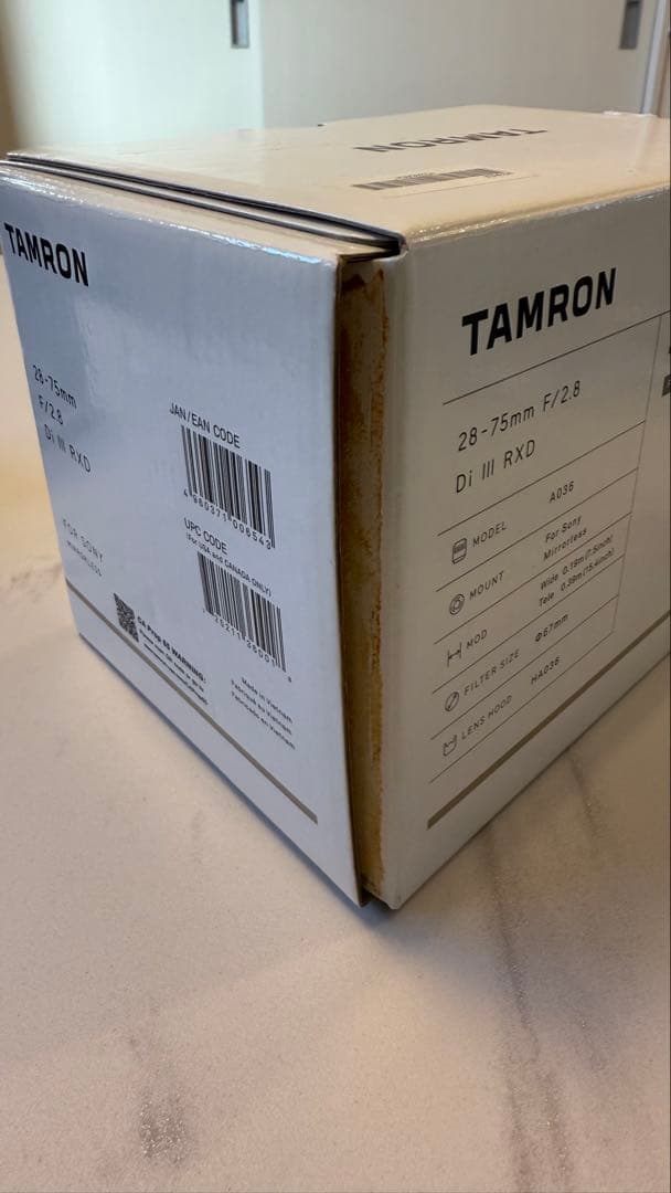 TAMRON 28-75mm F/2.8 Di III RXD 箱付き