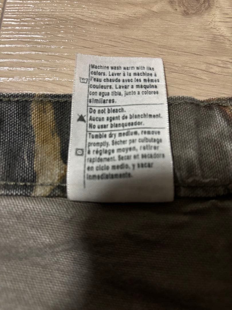 り*ぃ様 Carhartt リアルツリーカモ ワークパンツ size34×30