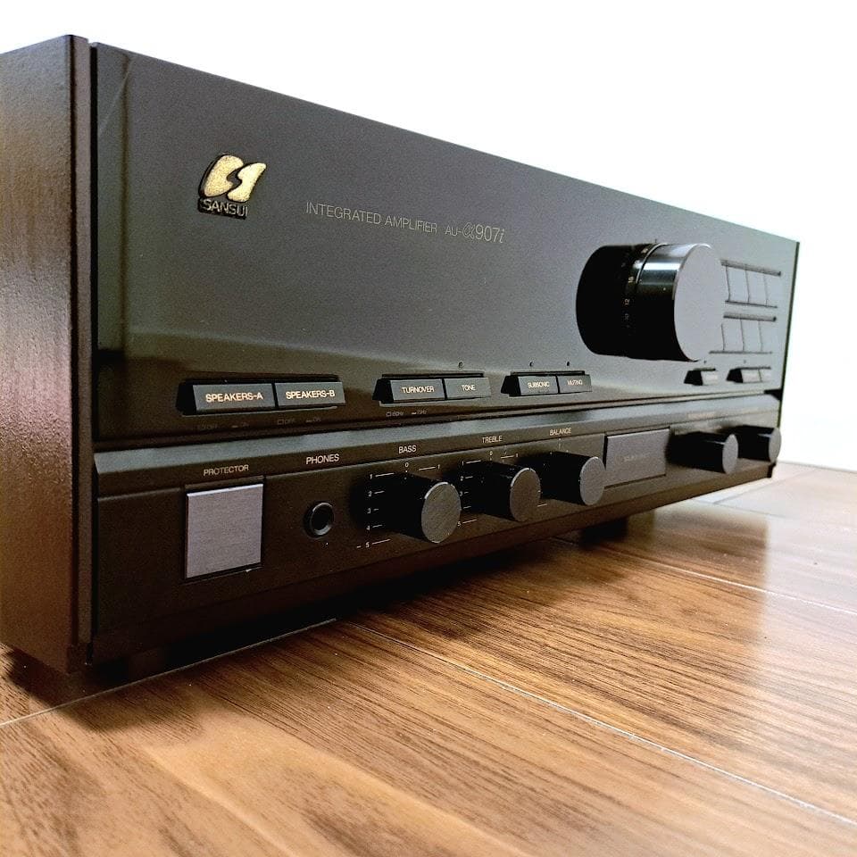 SANSUI AU-α907i 最高峰プリメインアンプ｜通電可・ランプ点灯確認済