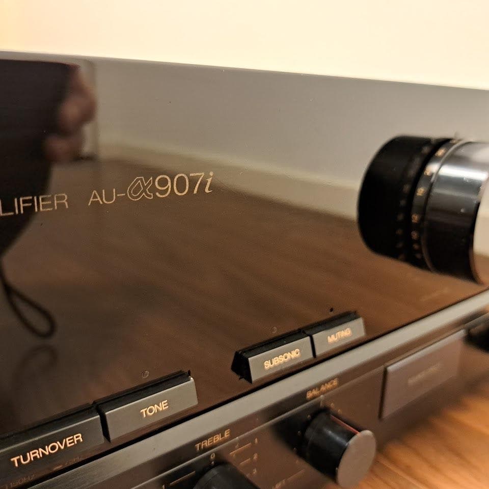 SANSUI AU-α907i 最高峰プリメインアンプ｜通電可・ランプ点灯確認済