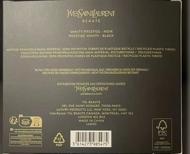 た*す様 Yves Saint Laurent（イヴ・サンローラン）バニティポー