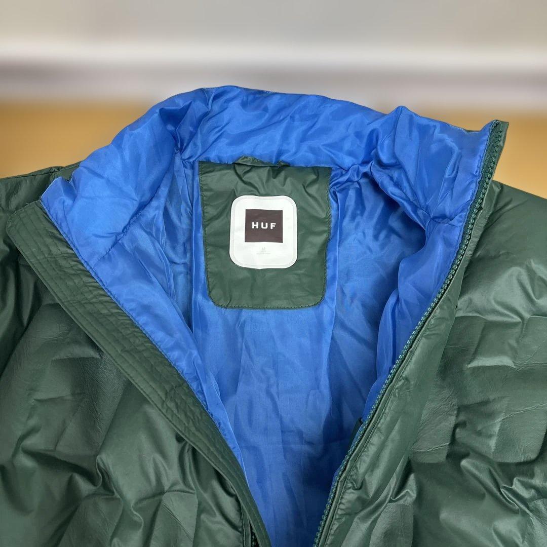 HUF ハフ ダウンジャケット MONOGRAM PUFFER JACKET M