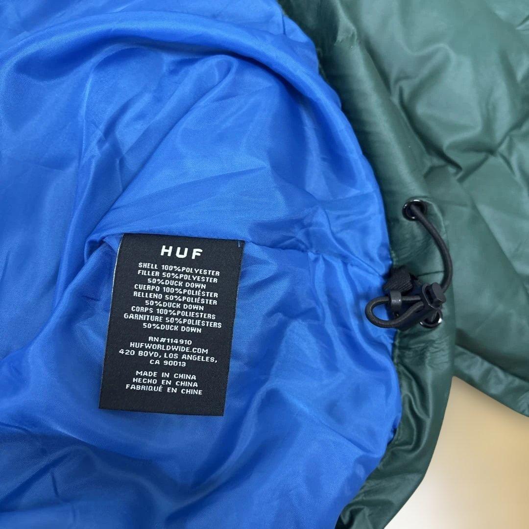 HUF ハフ ダウンジャケット MONOGRAM PUFFER JACKET M