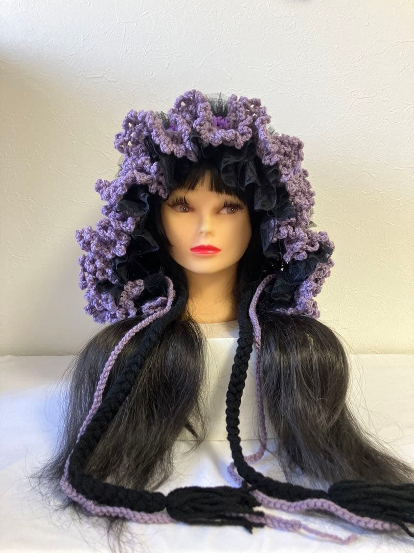 ネコ耳ニット帽　うさ耳ニット帽　ボンネット帽子　Witch wizard ☺︎