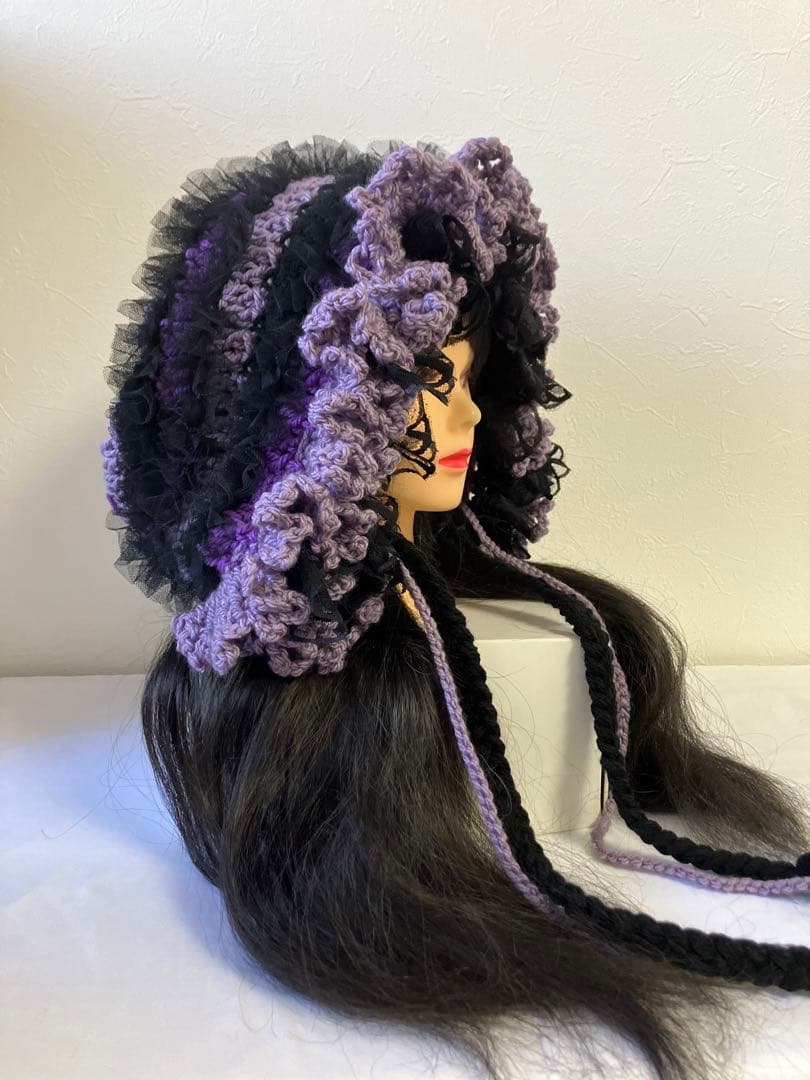 ネコ耳ニット帽　うさ耳ニット帽　ボンネット帽子　Witch wizard ☺︎