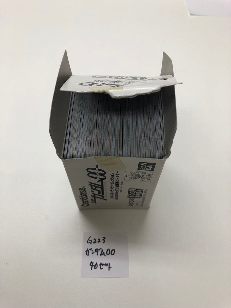 G223-ガンダムOO【開封未使用カードダス】40セットcarddass
