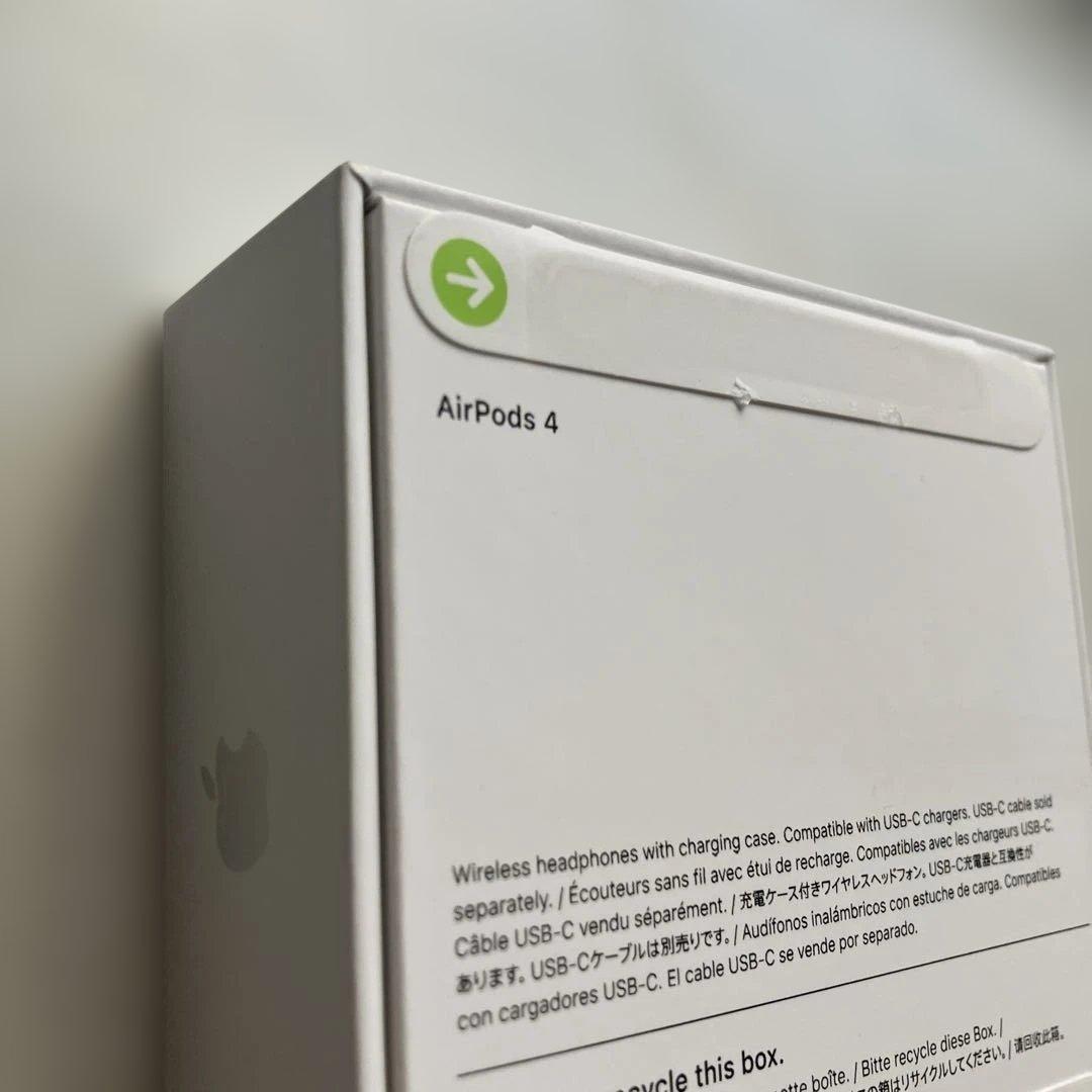 ❤️ Apple AirPods 4（第4世代）【新品未使用】❤️早いもの勝ち