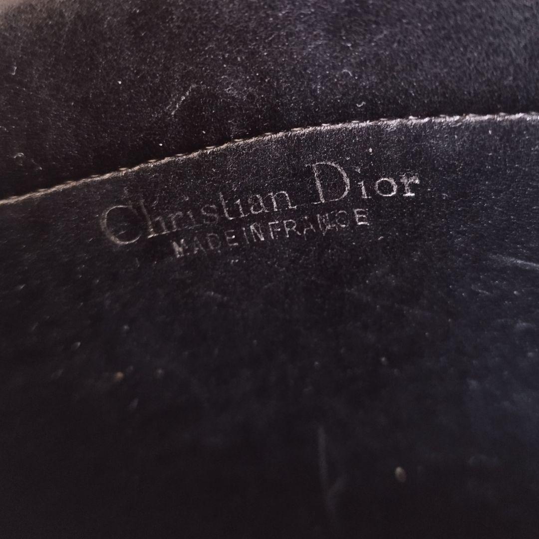 Dior トロッター　キャンバス　セカンド　クラッチバッグ　ネイビー