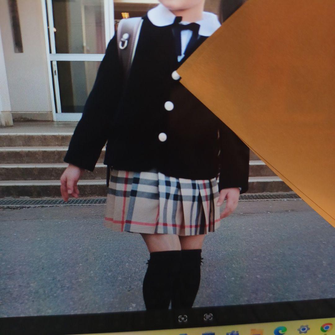 バーバリー　卒園式　入学式　女の子　110 120