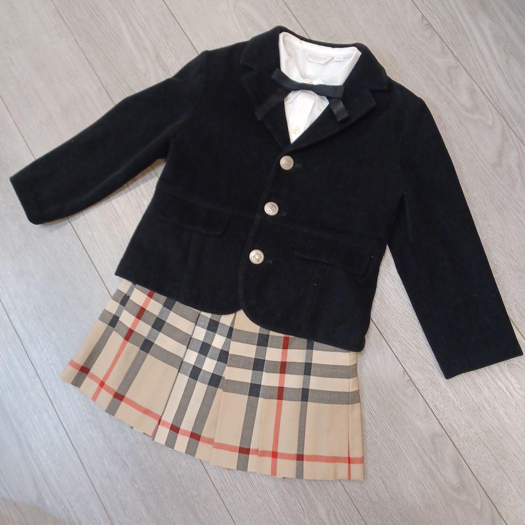 バーバリー　卒園式　入学式　女の子　110 120