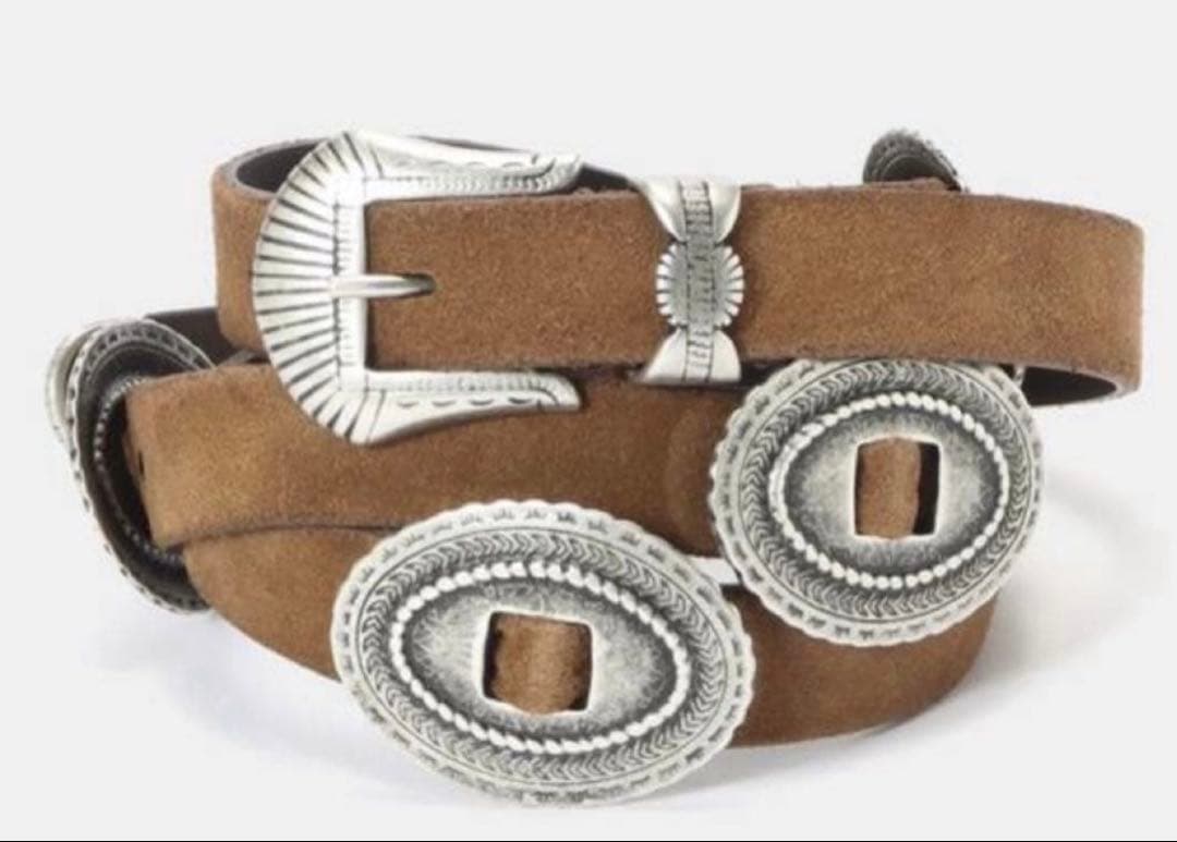 PUNTOVITA/CONCHOベルト（SUEDE）80