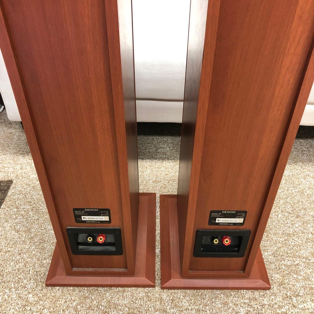 DENON デノン 高音質 トールボーイ スピーカー SC-T11R スタンド