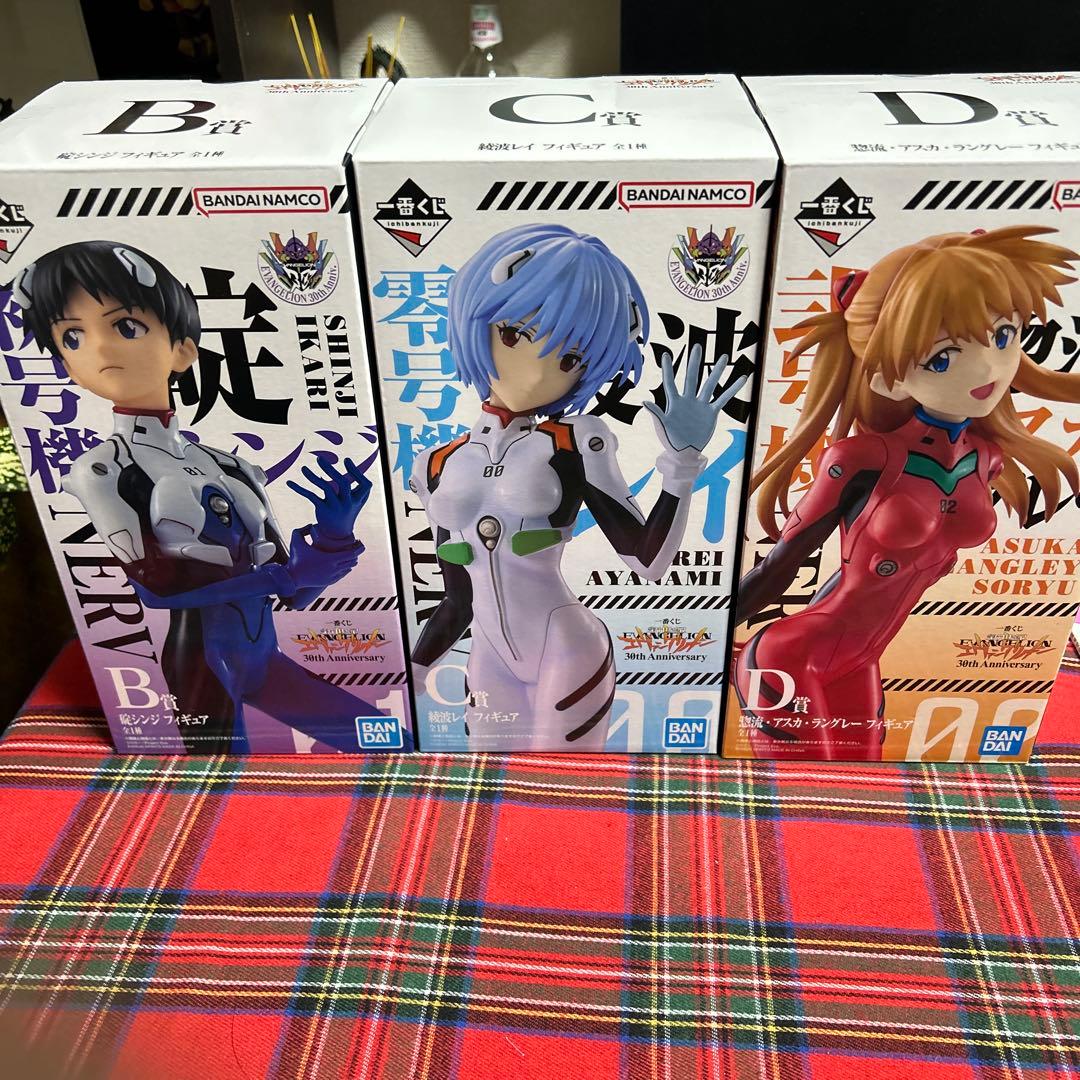 新世紀エヴァンゲリオン シンジ、アスカ、レイ 3点セット