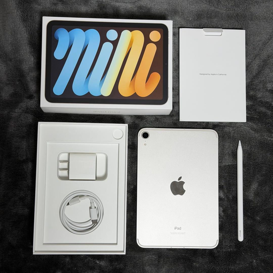 iPad本体 iPad mini6 Cellular 256GB & Apple Pencil