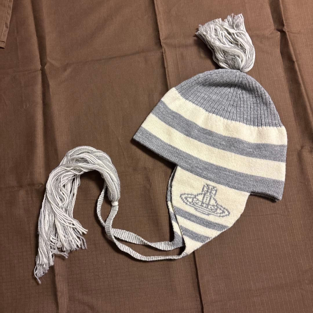 Vivienne Westwood 耳当て付きニット帽