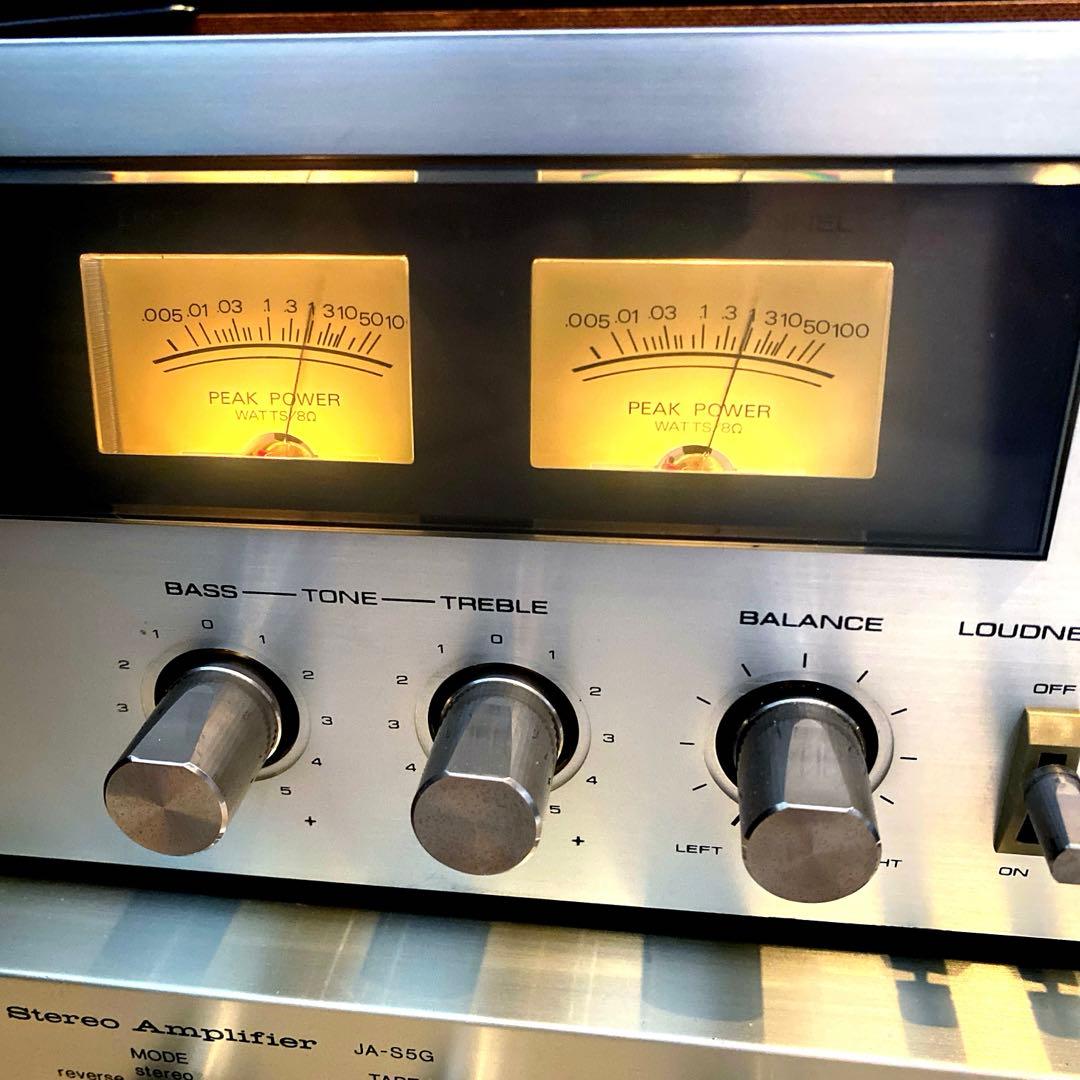 Aurex プリメインアンプ SB-135 動作品 オーレックス パワーメーター