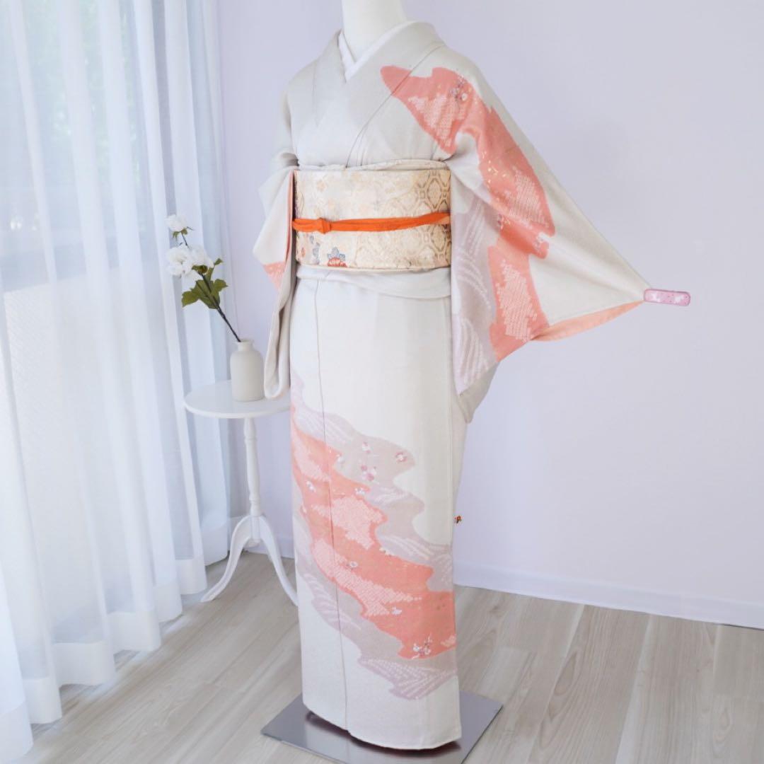 訪問着　4点フルセット 280B 正絹 七五三 お宮参り 結婚式