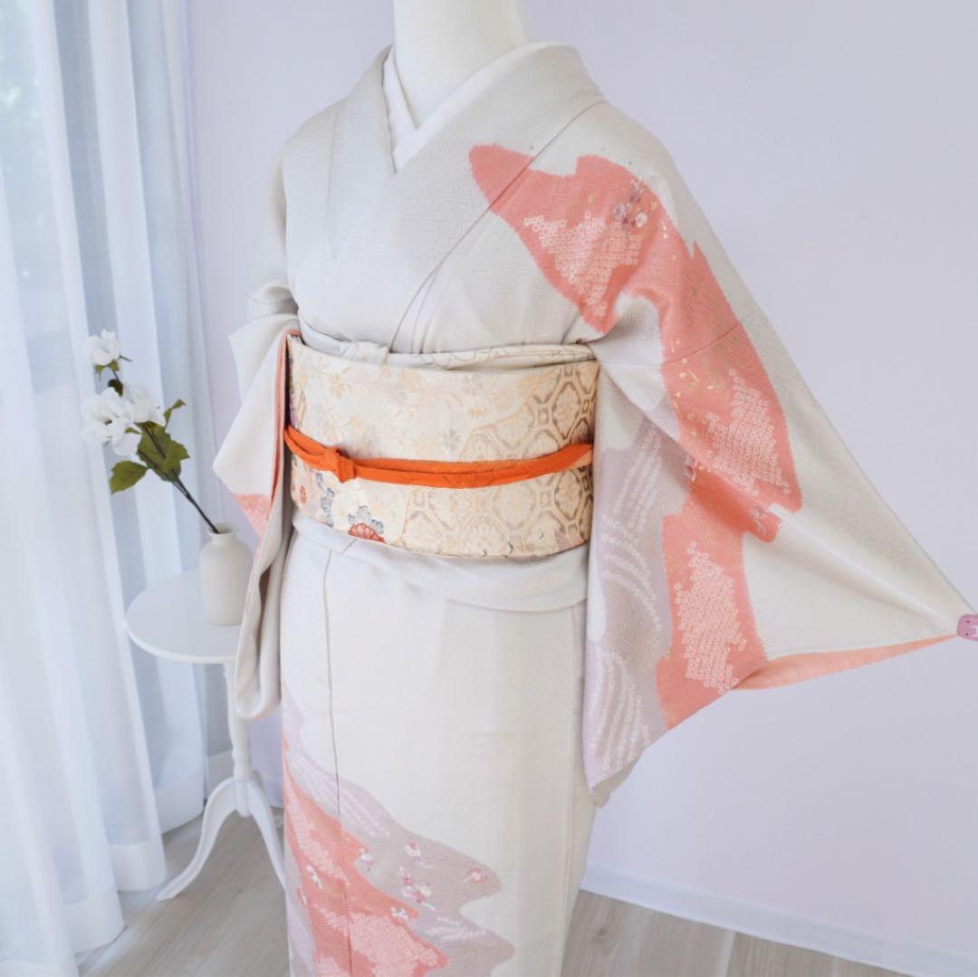 訪問着　4点フルセット 280B 正絹 七五三 お宮参り 結婚式