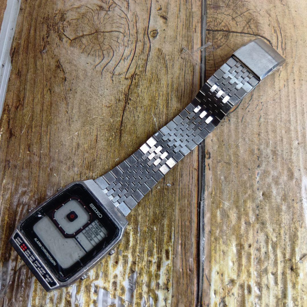 レア◇ジャンク◇G757-4000◆セイコー デジボーグ アラームクロノグラフ