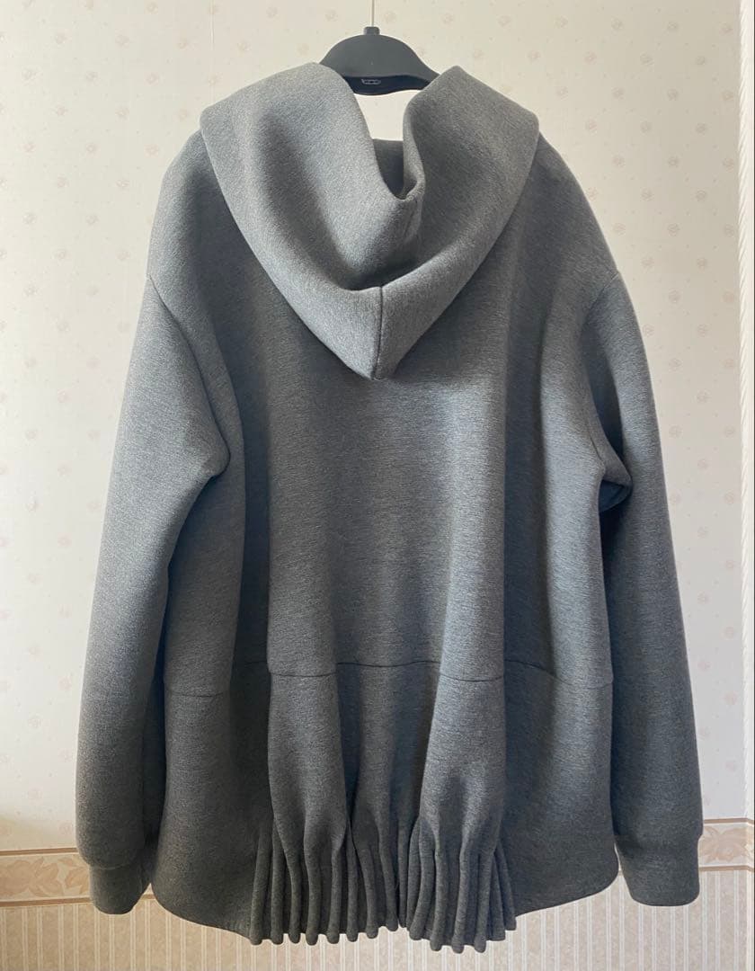 ELENDEEK ダークグレー フード付き スウェットパーカー