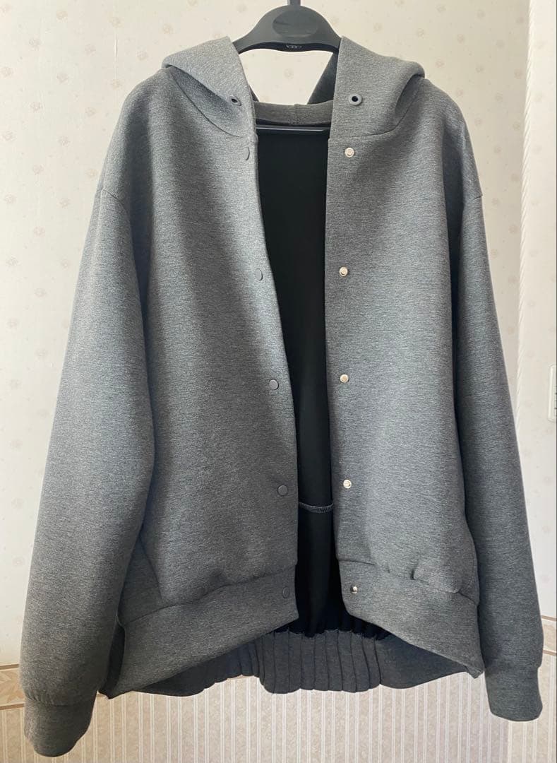 ELENDEEK ダークグレー フード付き スウェットパーカー