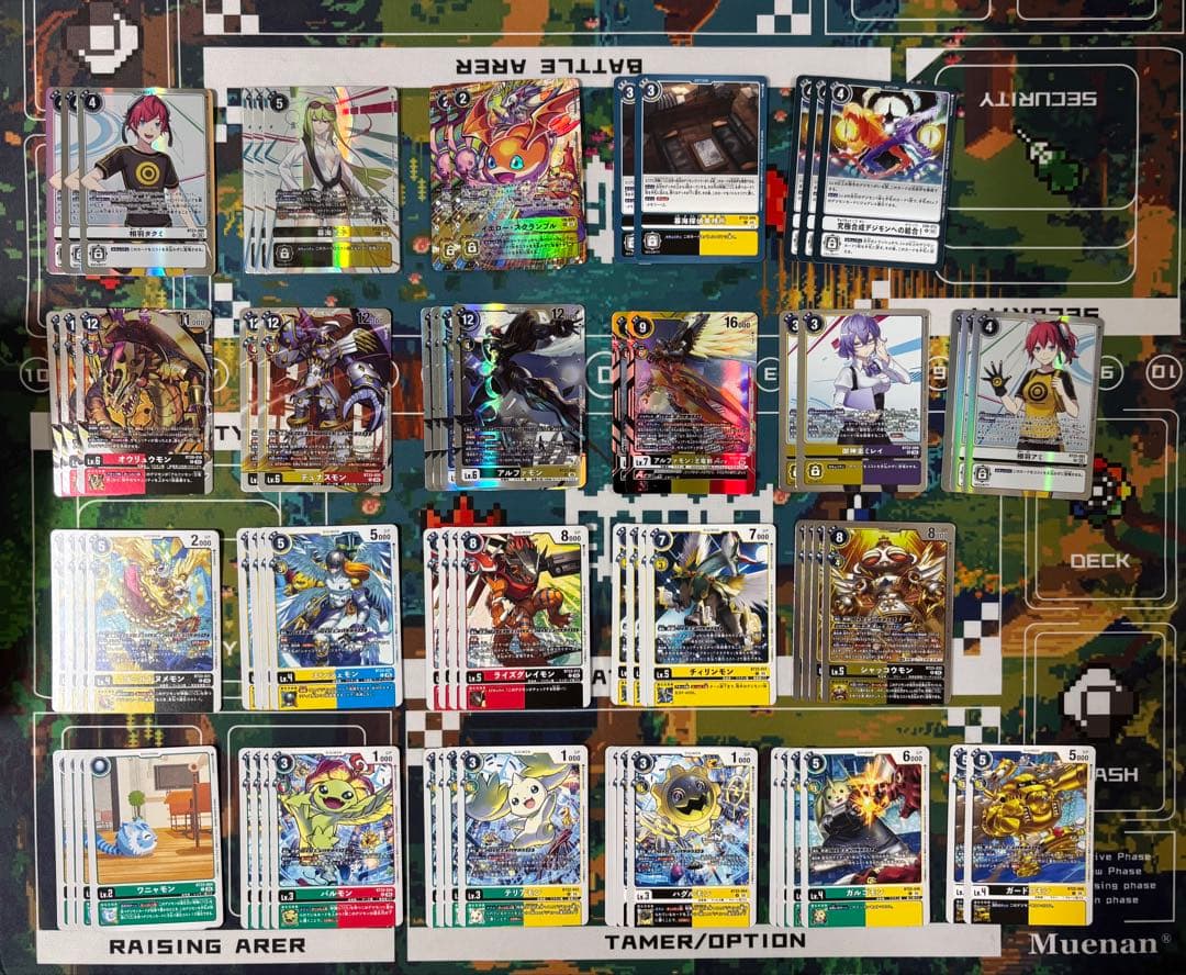 CSアルファモンデッキ デッキ　デッキパーツ　デジカ　デジモン　デジモンカード