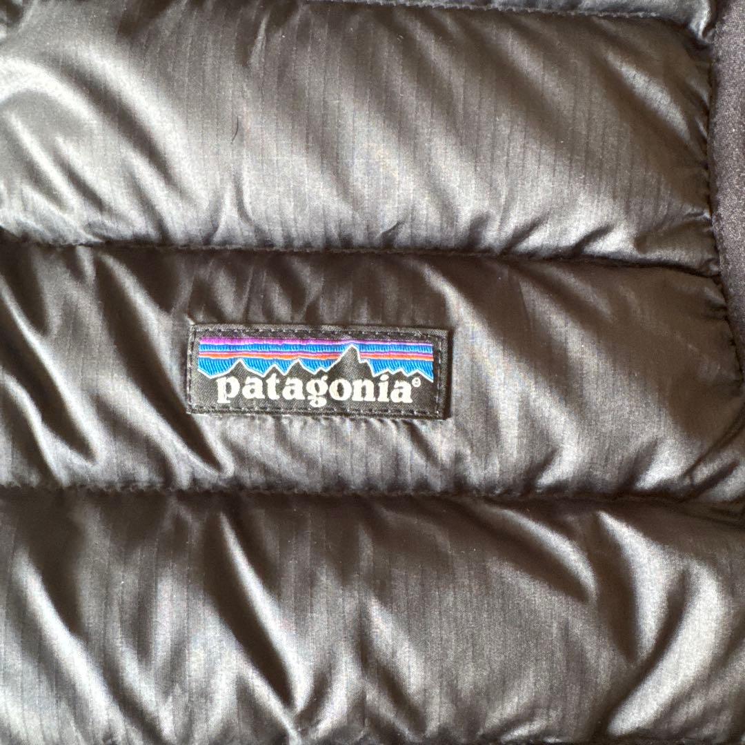 patagonia ダウンベスト ブラックxs（S相当）