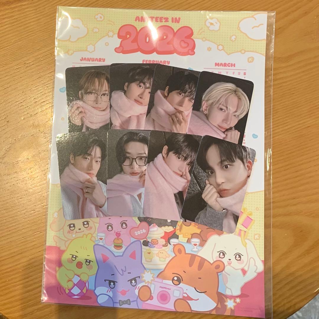 ATEEZ MBC 歌謡大祭典 サノク トレカ　ANITEEZ カレンダー