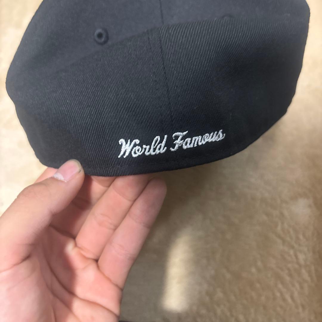 Supreme 59FIFTY ブラック キャップ 7 1/2