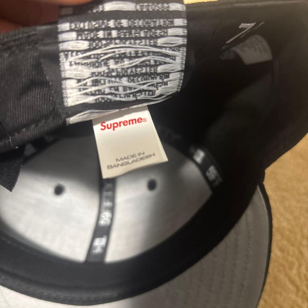 Supreme 59FIFTY ブラック キャップ 7 1/2