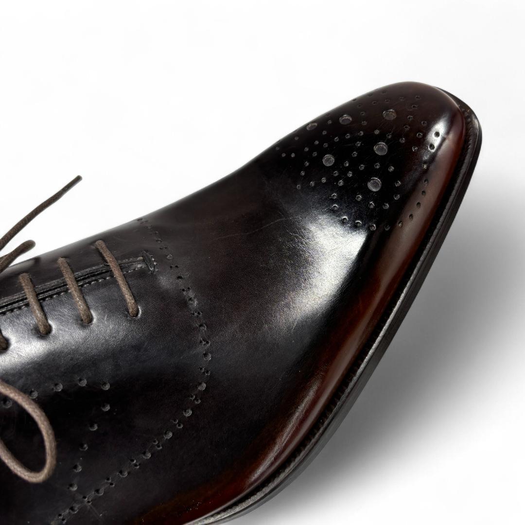 新品級 フランチェスコベニーニョ ホールカット 黒茶パティーヌ 7 25.5cm