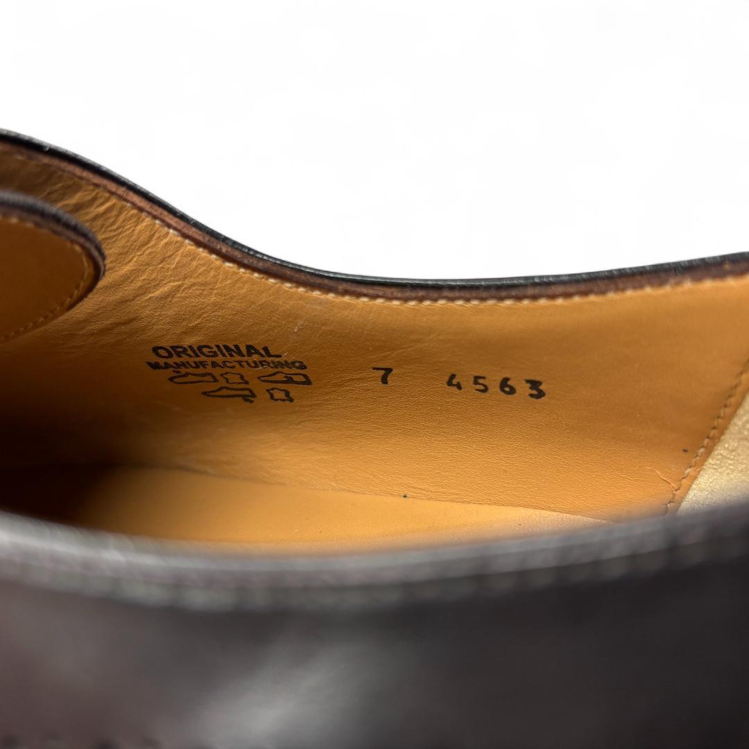 新品級 フランチェスコベニーニョ ホールカット 黒茶パティーヌ 7 25.5cm